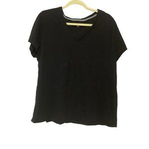 Tommy Hilfiger Woman’s Black Short Sleeve Top Size XXL